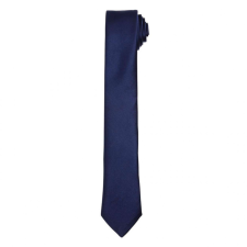 Premier Uniszex Premier PR793 Slim Tie -Egy méret, Navy nyakkendő
