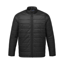 Premier vízálló bélelt férfi steppelt kabát PR817, Black férfi kabát, dzseki