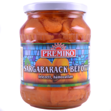 Premiko felezett sárgabarackbefőtt 680g alapvető élelmiszer