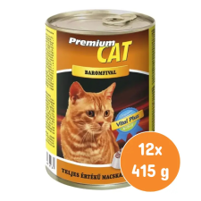 Prémium Cat konzerv szárnyas 12x415g macskaeledel