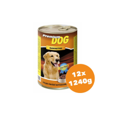 PRÉMIUM DOG Prémium Dog Konzerv Szárnyas 12x1240g kutyaeledel