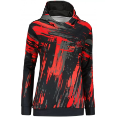  Prémium funkcionális női pulóver ALTISPORT VOJ/ALW010MI01 FEKETE ÉS PIROS méret: XL