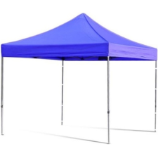  Prémium kerti pavilon, összecsukható 3x3 m, kék kerti bútor