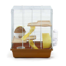  Prémium komplett hörcsög ketrec több színben - 40x35cm - Barna ketrec, szállítóbox rágcsálóknak