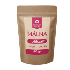 Premium Natura liofilizált málna 40 g sütés és főzés