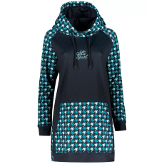  Prémium női funkcionális hosszabbított pulóver ALTISPORT VOJ/ALW048MI03 FEKETE ÉS KÉK méret: XXXL