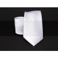  Prémium nyakkendő -  Fehér pöttyös