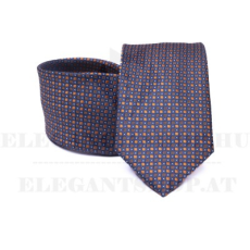  Prémium nyakkendő -  Kék-narancs kockás
