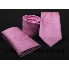  Prémium nyakkendő szett - Rózsaszín