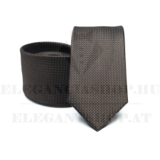  Prémium selyem nyakkendő - Barna aprómintás nyakkendő