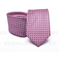  Prémium selyem nyakkendő - Rózsaszín mintás nyakkendő