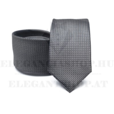  Prémium selyem nyakkendő - Szürke aprómintás nyakkendő