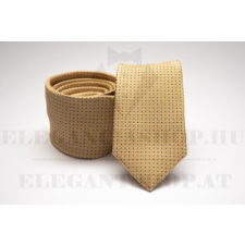  Prémium slim nyakkendő - Aranysárga pöttyös nyakkendő