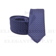  Prémium slim nyakkendő - Kék mintás nyakkendő