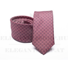  Prémium slim nyakkendő - Lazac mintás