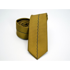  Prémium slim nyakkendő - Mustársárga