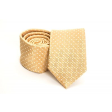  Prémium slim nyakkendő - Sárga mintás nyakkendő