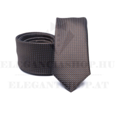  Prémium slim nyakkendő - Sötétbarna