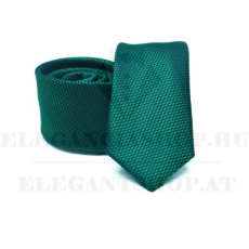  Prémium slim nyakkendő - Zöld aprómintás