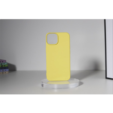  Premium szilikon tok, iPhone 14 Plus, Sárga tok és táska