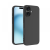  Premium szilikon tok, iPhone 17, Fekete