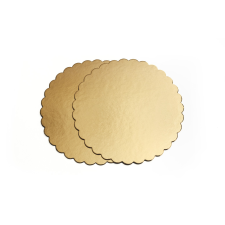 Prémium tortaalátát, hullámos, arany, 3mm, 18cm sütés és főzés