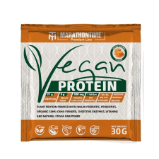  Prémium Vegán protein - sós-karamell 30 g - Marathontime vitamin és táplálékkiegészítő