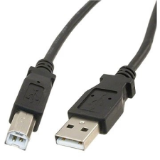 PremiumCord 1 méter USB 2.0 interfész, fekete kábel és adapter