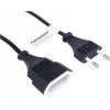PremiumCord 230V Táp Fekete 2m kpsm2 (kpsm2)