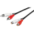 PremiumCord 2x cinch (M) - 2x cinch (F), 10m