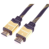 PremiumCord HDMI 2.0 nagy sebességű + Ethernet HQ kábel, 0,5 m