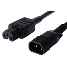 PremiumCord IEC Táp Fekete 2m kpss2 kábel és adapter