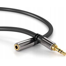 PremiumCord Jack Hosszabbító Fekete 3m kjqmf3 (kjqmf3) kábel és adapter