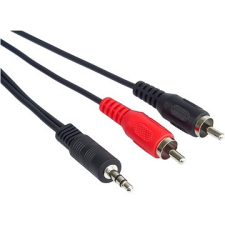 PremiumCord jack M 3,5 -&amp;gt, 2x RCA M, 5m audió/videó kellék, kábel és adapter