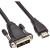 PremiumCord Kábel HDMI - DVI-D, 19 pin (18+1) M/M, 1m, fekete (KPHDMD1)