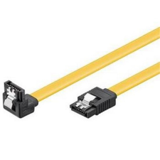PremiumCord kfsa-15-05 SATA 3.0 - SATA 3.0 90°, 1.5GBs / 3GBs / 6GBs, 0.5 m sárga adatkábel kábel és adapter