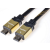 PremiumCord kphdmet1 GoldHDMI High Speed + Ethernet 1 m arany-fekete kábel