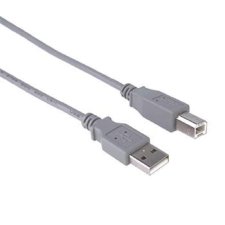 PremiumCord ku2ab05 USB kábel 0,5 M USB 2.0 USB A USB B Szürke kábel és adapter
