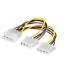 PremiumCord Molex Táp Mintás 30cm kn-1