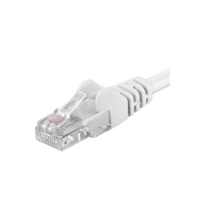 PremiumCord patch kábel utp, cat6, 7m, fehér sp6utp070w kábel és adapter