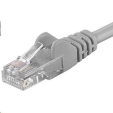 PremiumCord Patch kábel UTP RJ45-RJ45 CAT5e 25m szürke kábel és adapter
