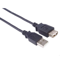 PremiumCord PremiumCord KUPAA1BK USB kábel 1 M USB 2.0 USB A Fekete kábel és adapter