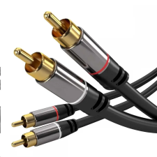 PremiumCord RCA Összekötő Fekete 5m kjqccmm5 kábel és adapter