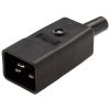 PremiumCord tápcsatlakozó 230V/M 16A C20, IEC60320