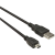 PremiumCord USB 2.0 A-B mini összekötő 1.8mfekete adatkábel