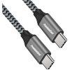 PremiumCord USB 2.0 Type C Összekötő Fekete-Szürke 1.5m ku31cw15 (ku31cw15)