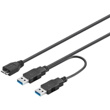 PremiumCord USB 3.0 - 0,2m, Y kábel kábel és adapter