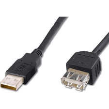 PremiumCord USB Hosszabbító Fekete 20cm kupaa02bk (kupaa02bk) kábel és adapter