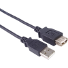 PremiumCord USB Hosszabbító Fekete 3m kupaa3bk (kupaa3bk)