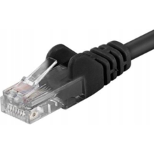 PremiumCord UTP CAT6 Összekötő Fekete 25cm sp6utp002C (sp6utp002C) kábel és adapter